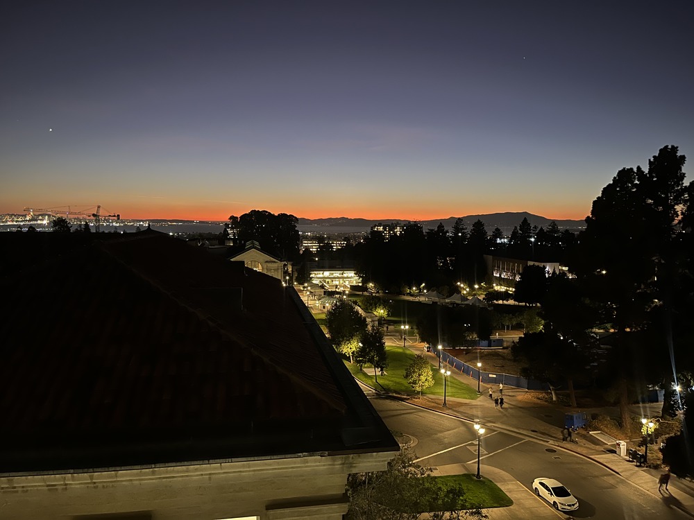 Berkeley at night