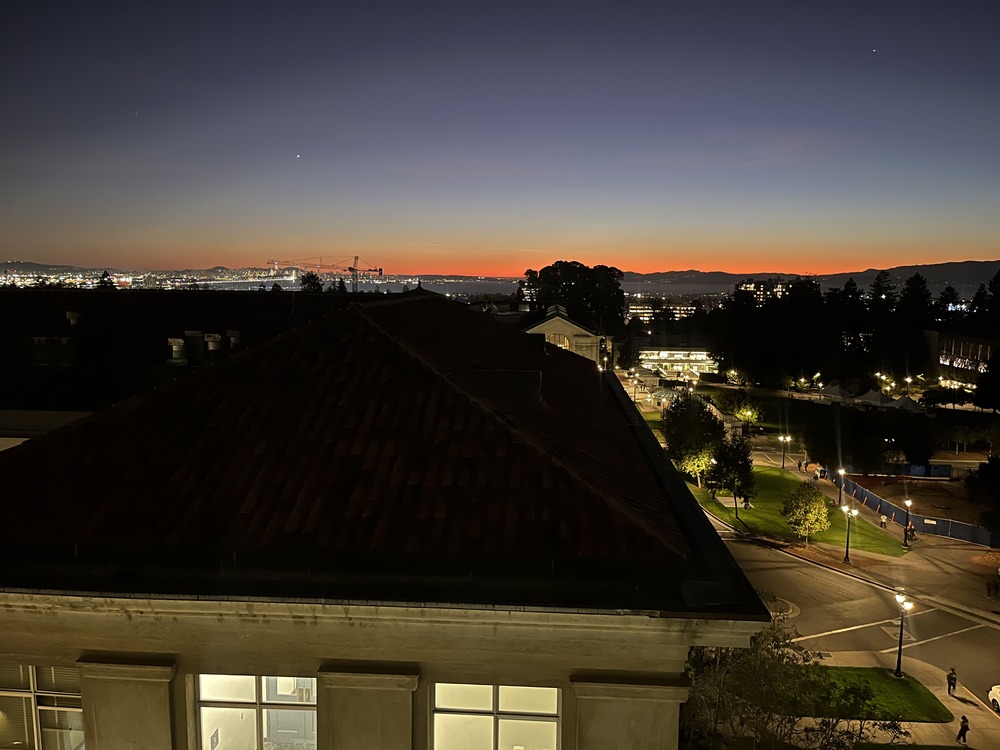 Berkeley at night