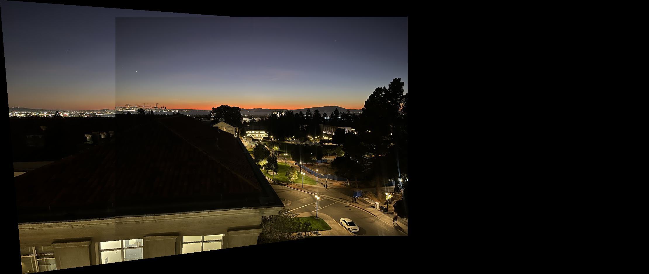 Berkeley at night